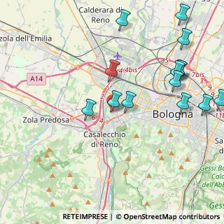 Mappa Via Adriano Banchieri, 40133 Bologna BO, Italia (4.94857)