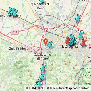 Mappa Via Isacco Newton, 40133 Bologna BO, Italia (6.261)