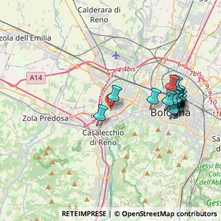 Mappa Via Isacco Newton, 40133 Bologna BO, Italia (4.389)