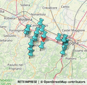 Mappa 40053 Valsamoggia BO, Italia (11.366)