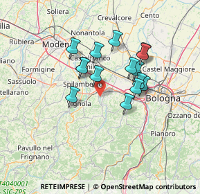 Mappa 40053 Valsamoggia BO, Italia (11.26933)