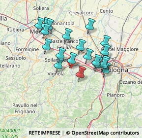 Mappa 40053 Valsamoggia BO, Italia (12.441)