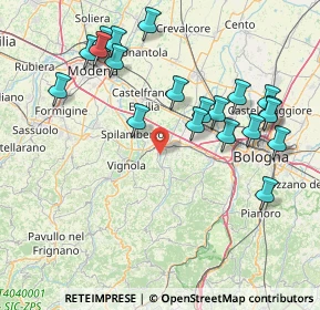 Mappa 40053 Valsamoggia BO, Italia (17.2775)