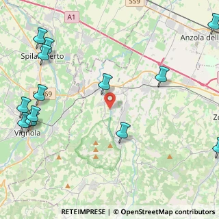 Mappa 40053 Valsamoggia BO, Italia (6.29462)
