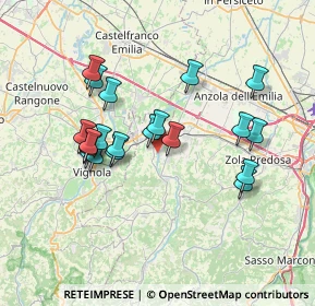 Mappa 40053 Valsamoggia BO, Italia (6.6895)