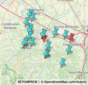 Mappa 40053 Valsamoggia BO, Italia (6.55895)