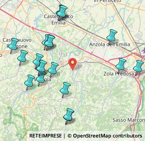 Mappa 40053 Valsamoggia BO, Italia (9.5295)