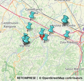 Mappa 40053 Valsamoggia BO, Italia (6.70429)