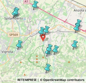 Mappa 40053 Valsamoggia BO, Italia (4.59615)