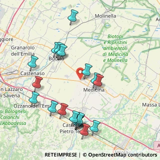 Mappa Via Fasanina, 40059 Medicina BO, Italia (8.989)