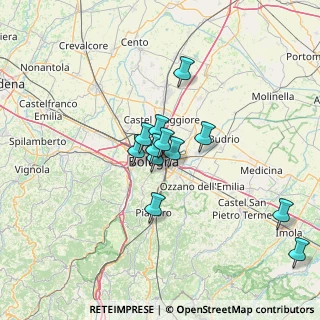 Mappa Via Mario Musolesi, 40138 Bologna BO, Italia (10.80333)