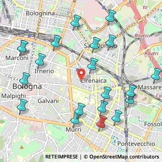 Mappa Via Mario Musolesi, 40138 Bologna BO, Italia (1.3255)