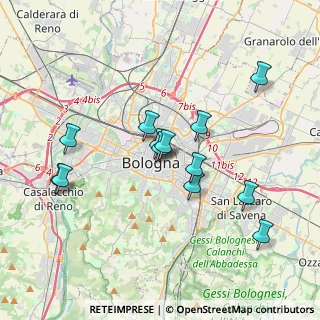 Mappa Piazza Rossini, 40126 Bologna BO, Italia (3.46923)