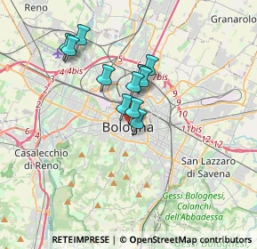 Mappa Via Francesco Rizzoli, 40124 Bologna BO, Italia (2.57909)