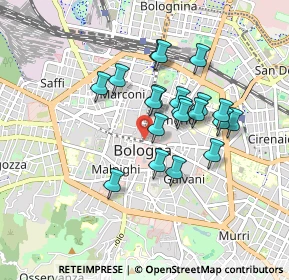 Mappa Via Francesco Rizzoli, 40124 Bologna BO, Italia (0.725)