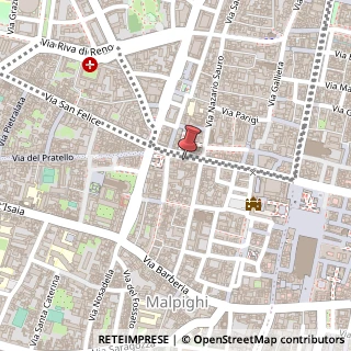 Mappa Via Ugo Bassi, 10, 40123 Bologna, Bologna (Emilia Romagna)