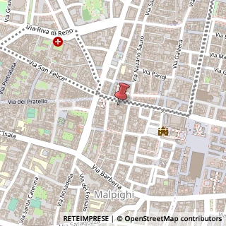 Mappa Via Ugo Bassi, 10, 40121 Bologna, Bologna (Emilia Romagna)