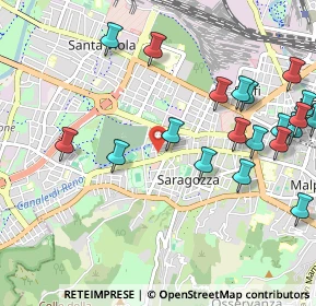 Mappa Via Oreste Vancini, 40134 Bologna BO, Italia (1.2555)