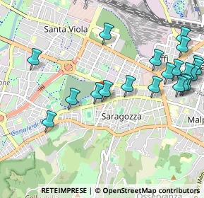 Mappa Via Oreste Vancini, 40134 Bologna BO, Italia (1.236)