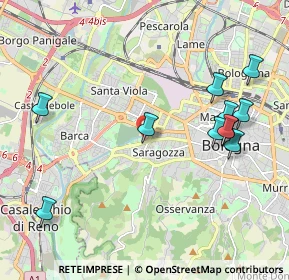 Mappa Via Oreste Vancini, 40134 Bologna BO, Italia (2.29182)