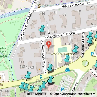 Mappa Via Oreste Vancini, 40134 Bologna BO, Italia (0.09615)
