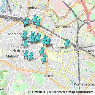 Mappa Via Antonio Zanolini, 40100 Bologna BO, Italia (0.8395)