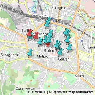 Mappa Via della Zecca, 40121 Bologna BO, Italia (0.66)