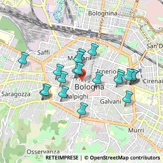 Mappa Via della Zecca, 40121 Bologna BO, Italia (0.8845)