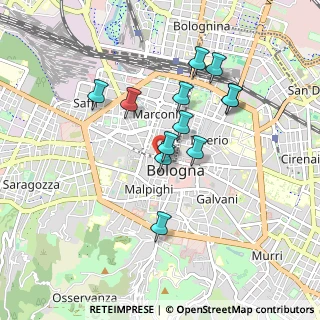 Mappa Via della Zecca, 40121 Bologna BO, Italia (0.7725)