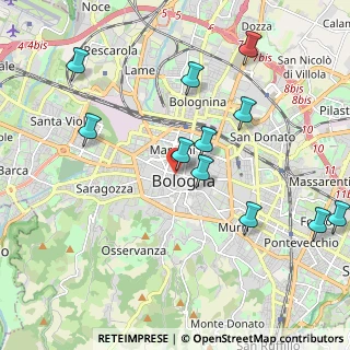 Mappa P.za Franklin Delano Roosevelt, 40121 Bologna BO, Italia (2.24727)