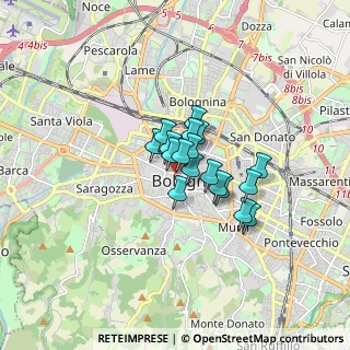 Mappa P.za Franklin Delano Roosevelt, 40121 Bologna BO, Italia (0.97278)
