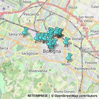 Mappa P.za Franklin Delano Roosevelt, 40121 Bologna BO, Italia (1.03833)