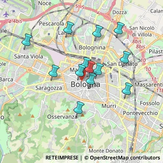 Mappa P.za Franklin Delano Roosevelt, 40121 Bologna BO, Italia (1.68385)