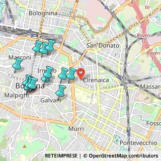 Mappa Via Zaccherini Alvisi, 40138 Bologna BO, Italia (1.185)