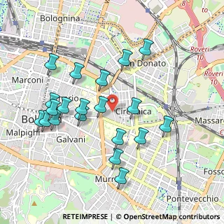 Mappa Via Zaccherini Alvisi, 40138 Bologna BO, Italia (0.997)