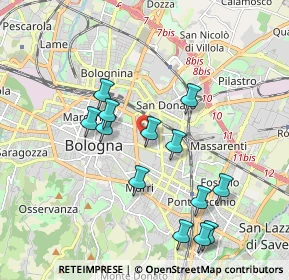 Mappa Via Giovanna Zaccherini Alvisi, 40138 Bologna BO, Italia (1.90308)