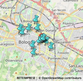 Mappa Via Giovanna Zaccherini Alvisi, 40138 Bologna BO, Italia (1.01733)