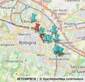 Mappa Via Giovanna Zaccherini Alvisi, 40138 Bologna BO, Italia (1.26818)