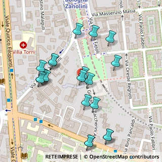 Mappa Via Giovanna Zaccherini Alvisi, 40138 Bologna BO, Italia (0.105)