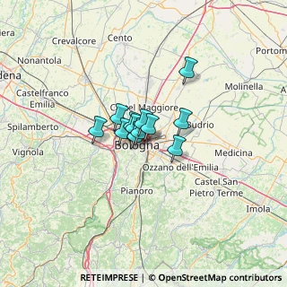 Mappa Via Giuseppe Bentivogli, 40138 Bologna BO, Italia (6.24417)