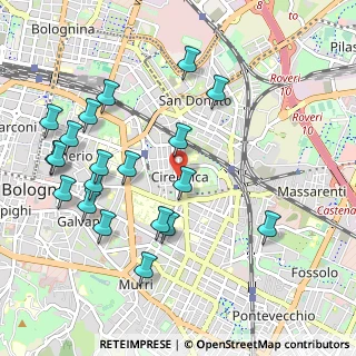 Mappa Via Giuseppe Bentivogli, 40138 Bologna BO, Italia (1.131)