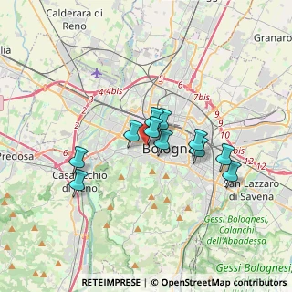 Mappa Via Giuseppe Pacchioni, 40134 Bologna BO, Italia (2.70818)