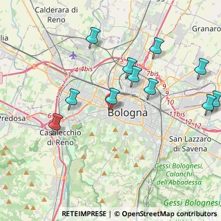 Mappa Via Giuseppe Pacchioni, 40134 Bologna BO, Italia (4.93167)