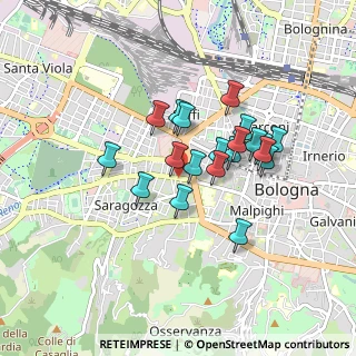 Mappa Via Giuseppe Pacchioni, 40134 Bologna BO, Italia (0.703)
