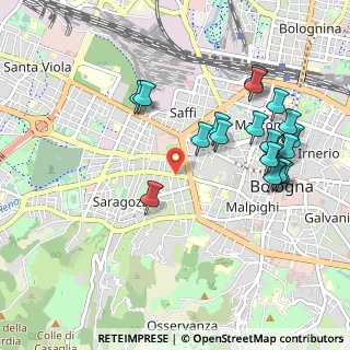 Mappa Via Giuseppe Pacchioni, 40134 Bologna BO, Italia (1.0655)