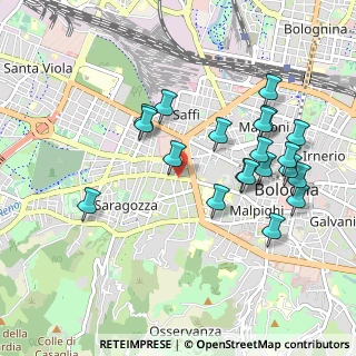 Mappa Via Giuseppe Pacchioni, 40134 Bologna BO, Italia (0.996)
