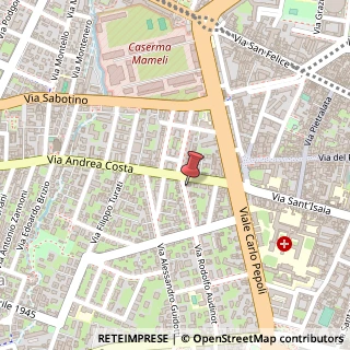 Mappa Via Rodolfo Audinot, 2, 40134 Bologna, Bologna (Emilia Romagna)