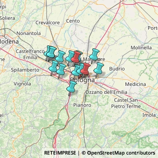 Mappa Via Giuseppe Pacchioni, 40134 Bologna BO, Italia (8.50467)