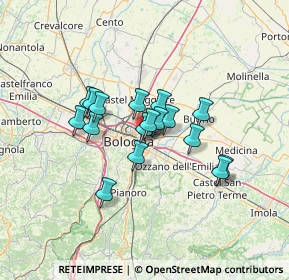Mappa Via Santa Rita, 40138 Bologna BO, Italia (9.89529)