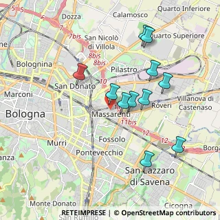 Mappa Via Luca della Robbia, 40138 Bologna BO, Italia (1.80909)